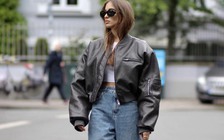 Đón đầu thời trang mùa thu với áo khoác bomber được các fashionista tích cực lăng xê