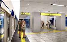 Cận cảnh cửa chắn ke ga của tuyến metro số 1 TP.HCM