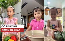 Cô bé 5 tuổi nấu được 50 món chay và mặn: Vào bếp từ lúc 2 tuổi