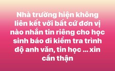 Học sinh tiếp tục nhận tin nhắn lừa đảo, nhà trường phát cảnh báo