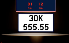 Biển số 'siêu VIP' 30K-555.55 được 'đại gia' đấu giá hơn 14 tỉ đồng