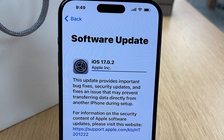 Người dùng iPhone 15 cài đặt ngay iOS 17.0.2 để tránh lỗi chuyển dữ liệu
