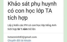 Sở GD-ĐT TP.HCM cảnh báo link khảo sát lừa đảo phụ huynh học sinh