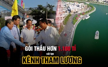 Bàn giao gói thầu hơn 1.100 tỉ trong dự án cải tạo kênh Tham Lương