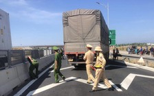 Tạm giữ tài xế tông CSGT trên cao tốc Vĩnh Hảo - Phan Thiết