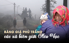 Băng giá phủ trắng ở Mèo Vạc, người dân cấp tập chống rét đậm rét hại