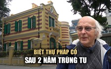 Diện mạo sau tân trang của biệt thự cổ 49 Trần Hưng Đạo sau lần gây 'bão' mạng vì màu sơn