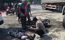 Quảng Bình: Xe máy va chạm xe container, 1 người tử vong