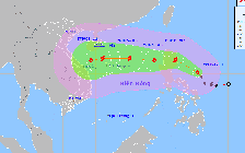 Tin tức thời tiết hôm nay 23.10.2024: Bão Trà Mi di chuyển như thế nào?