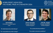 Nobel Hóa học 2024 vinh danh những công trình về protein