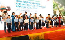 Tặng 1,7 triệu mũ bảo hiểm đạt chuẩn cho học sinh lớp 1 khu vực phía nam