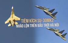 Mãn nhãn cảnh tiêm kích Su-30MK2 nhào lộn trên bầu trời Hà Nội