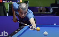 Billiards: Trần Quyết Chiến bất ngờ đánh... lộn bi, vẫn thắng thuyết phục để vào bán kết