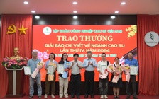 Báo Thanh Niên đạt 2 giải A Giải báo chí viết về ngành cao su 2024