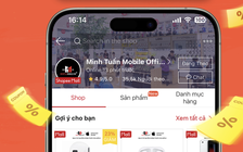 Minh Tuấn Mobile chính thức có trên Shopee Mall