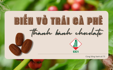 Cùng sống xanh số 73: Biến vỏ hạt cà phê thành bánh chocolate hấp dẫn khách tây