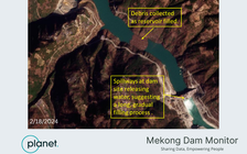 Thủy điện Trung Quốc tích nước, sông Mekong thêm khô hạn