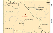 5 trận động đất liên tiếp xảy ra tại Kon Tum ngày 28 tết