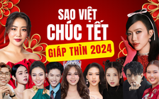 Sao Việt gửi lời chúc mừng năm mới Giáp Thìn 2024