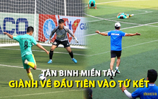 Tân binh miền Tây giành vé đầu tiên vào tứ kết TNSV THACO Cup: 'Chúng tôi quá bất ngờ'