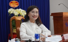 Chị Nguyễn Phạm Duy Trang làm việc với Trung tâm Thanh thiếu niên Miền Nam