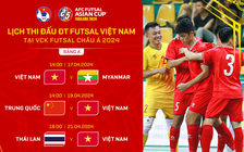 Lịch thi đấu đội tuyển Việt Nam mới nhất: Đối đầu Thái Lan, Trung Quốc, Myanmar