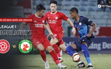 Highlight CLB Thể Công-Viettel 1-1 CLB MerryLand Quy Nhơn Bình Định | Vòng 18 V-League 2023-2024