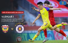 Highlight CLB Hồng Lĩnh Hà Tĩnh 2-2 CLB Hà Nội | Vòng 18 V-League 2023-2024