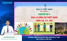 Bí quyết ôn thi tốt nghiệp THPT đạt điểm cao: Dân cư Việt Nam