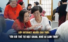 U.80, U.90 đi học sử dụng Internet: để đặt Grab, nhờ AI làm thơ