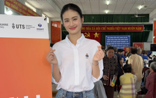Hoa hậu Ý Nhi tham gia chương trình từ thiện tại Bình Định