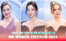 Trang phục thảm đỏ 'bùng cháy' của dàn sao Việt tại Mr World Việt Nam 2024