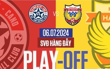 Lịch thi đấu trận play-off V-League: PVF-CAND đấu Hà Tĩnh lúc nào?