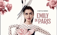 Lily Collins diện đầm Đỗ Mạnh Cường lên poster 'Emily in Paris' mùa 4

