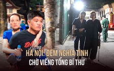 Bạn già dìu nhau, cháu cõng cô nửa đêm chờ viếng Tổng Bí thư Nguyễn Phú Trọng