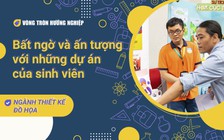 VÒNG TRÒN HƯỚNG NGHIỆP | Ngành Thiết kế đồ họa: Bất ngờ và ấn tượng với những dự án của sinh viên