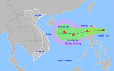 Hướng đi và thời điểm áp thấp nhiệt đới trở thành bão số 4 trên Biển Đông