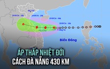 [CẬP NHẬT BÃO SỐ 4] Áp thấp nhiệt đới cách Đà Nẵng 430 km