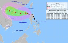 Bão số 3 tăng cấp 'khủng', hướng về vịnh Bắc bộ