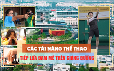 Các niềm hy vọng vàng của thể thao Việt Nam tiếp lửa đam mê trên giảng đường