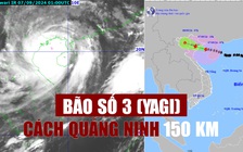 Cuồng phong bão số 3 (YAGI) áp sát Quảng Ninh, gió giật cấp 17