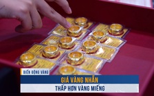 Biến động vàng ngày 9.9: Giá vàng nhẫn thấp hơn vàng miếng 2,05 triệu đồng/lượng