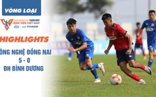 Highlight ĐH Công nghệ Đồng Nai 5 - 0 ĐH Bình Dương: Thắng thuyết phục! | Play-off TNSV THACO cup 2025