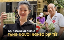 Người dân TP.HCM cùng nhau gói 1.000 bánh chưng tặng người khó khăn