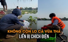 Sợ cá bị chích điện, thuê thuyền ra sông để thả: Năm nay không cần nữa, bởi vì...