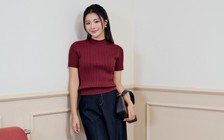 Giai điệu dịu dàng của mùa thu với áo dệt kim ngắn tay