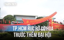 TP.HCM rực rỡ cờ hoa chào mừng Đại hội Đảng bộ 