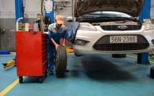 Ô tô dẫn động cầu trước đảo lốp thế nào?