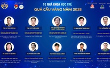 Công bố 10 nhà khoa học trẻ đoạt Giải thưởng Quả cầu vàng năm 2025