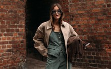 Đầu thu, thời điểm tuyệt vời nhất để diện áo khoác da lộn